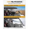 imageKEMIMOTO 20242025 XP 1000 Front Flip Windshield Clear Full Windshield Fit Roof Polycarbonate 300X Stronger than Glass Compatible with 20242025 Polaris RZR XP 10004