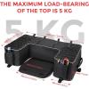 imageKEMIMOTO ATV Storage Bags 50L ATV Rear Seat Storage Bag WaterResistant Four Wheeler Gear Bag Back Seat with BuiltIn Frame Removable Cushion for Passenger