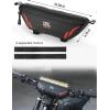 imageKEMIMOTO Motorcycle Handlebar Bag Universal Waterproof Front Storage Bag Bicycle Handlebar Bag Compatible with SurRon Light Bee X and S X160 X260 Talaria Sting Segway Electric Dirt BikeRed Decor