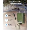 imageKEMIMOTO Tankless Water Heater Outdoors 132GPM 5L Portable Propane Water Heater With 12 GPM Water Pump Overheating Protection Easy to Install Use for RV Camping Hunting Cabin Barn Green132 GPM w Pump Kits  Green