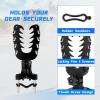 imageKEMIMOTO Tool Holder for ATV Hunting Tool Mount Bow Rack Grips with Rubber Straps Compatible with Hunting Bike Treestand Mobility Scooter