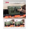 imageKEMIMOTO UTV Bed Storage Box 55GAL Compatible with Polaris Ranger 1000XP 900 570 500 General 1000 4 2016 2017 2018 2019 2020 2021 2022 2023 2024 2025 LowDensity Polyethylene Cargo Storage BoxGreen