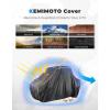 imageKEMIMOTO UTV Cover 2 Seater AllWeather Protection Compatible with Polaris Ranger XP 1000 MulePioneerWolverineCFMOTO UForce Ranger Cover 23 Seater PU Oxford Cloth Windproof Medium SizeSmall