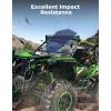 imageKEMIMOTO UTV Flip Windshield Compatible with 2020 2021 2022 2023 2024 2025 Kawasaki Teryx KRX 1000 Scratch Resistant 14quot Thick Polycarbonate Hard Coated Front Full Windscreen