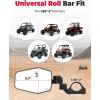 imageKEMIMOTO UTV Side Mirrors UTV Mirrors for 1652 inch Roll bar Compatible with Polaris RZR CanAm Maverick X3 Pioneer Talon Teryx Gator CFMOTO MultiAdjustment Convex Mirrors