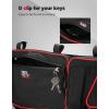 imageKEMIMOTO X3 Door Bags Storage Bag with Cup Holder Removable Knee Pad Compatible with CanAm Maverick X3 Front Upper Door 20172024 All Models Pack of 2Red