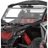 imageKEMIMOTO X3 Flip Windshield Compatible with CanAm Maverick X3 ampamp X3 Max Scratch Resistant Hard Coated 14quot Thick Polycarbonate Front Full Windshield Clear
