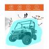 imageKemimoto UTV Cover AllWeather Protection UTV Cover Two Seater Compatible with Can Am Defender Polaris Ranger General Commander Rhino Pioneer Kawasaki Mule Teryx 23 Seaters 130quot x 73quot x 58quotSmall