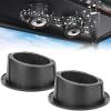 imageKEMIMOTO 2PCS Angled Speaker Enclosures Boxes Pods Universal for 65quot Speakers Compatible with UTVs RVs Cars Boats Trunks Trailers for 956 Inch Surface Mount WhiteBlack