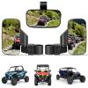 imageKEMIMOTO UTV Side Mirrors And Center Mirror with 16quot to 2quot Roll Bar Cage Adjustable Rear View Side Mirrors Compatible with Polaris RZR Zforce Commander Maverick X3 Viking Rhino Teryx