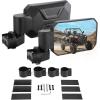 imageKEMIMOTO UTV Side Mirrors with 16quot to 2quot Roll Bar Cage Adjustable SXS Rearview Side Mirrors Compatible with Polaris RZR CanAm Maverick X3 Pioneer Talon Kawasaki Teryx Gator CFMOTO