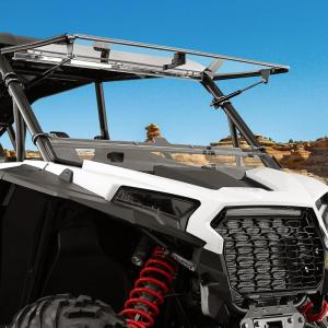 imageKEMIMOTO 20242025 XP 1000 Front Flip Windshield Clear Full Windshield Fit Roof Polycarbonate 300X Stronger than Glass Compatible with 20242025 Polaris RZR XP 10004
