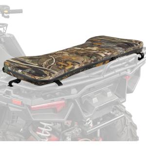 imageKEMIMOTO ATV Rack Pad Four Wheeler Rack Seat Cushion for Passenger Compatible with Fourtrax Foreman Rancher Kawasaki Brute Force Recon BlackCamo