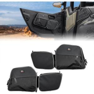 imageKEMIMOTO Door Bags 1680D Storage Compatible with 2023 CFMOTO ZForce 950 SportZForce 950 Sport 4 G2 Lower Door Bags with 40mm Knee Pads Water Resistant Extra Pockets  Set of Two