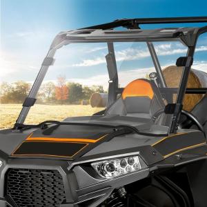 imageKEMIMOTO Front Windshield Compatible with 20142018 Polaris RZR XP 1000  XP Turbo  1518 RZR 900 1000 Full Windshield Scratch Resistant Clear Transparent Hardcoated PC Window