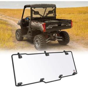 imageKEMIMOTO Hard Coated Rear Window Preinstalled Back Windshield Compatible with Polaris Ranger XP 1000Crew 20172025 Polaris Ranger 1000Crew 20202025 Ranger XP 900Crew 20132019Clear