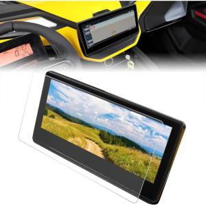 imageKEMIMOTO Screen Protector Compatible with CanAm Maverick R 2024 2025  SkiDoo 2023 Touch Screen High Aluminosilicate Glass Protective Film 105quot  49