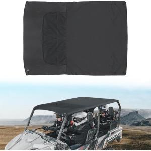 imageKEMIMOTO Soft Roof Top 1680D Soft Sunsade Top Roof with Open Window Sunshade Cover Compatible with Wolverine X4 SE 20182020 Easy to Install WaterResistant UVResistant Sunproof