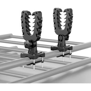 imageKEMIMOTO Tool Holder for ATV Hunting Tool Mount Bow Rack Grips with Rubber Straps Compatible with Hunting Bike Treestand Mobility Scooter