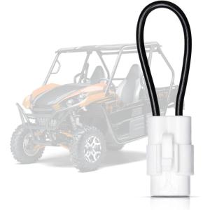 imageKEMIMOTO UTV Seat Belt Bypass Compatible with Teryx 1000 2020 Teryx 4 800 2017 Teryx S 2021 2 4 Seater UTV Harness Override Switch Connect Compatible with All Kawasaki Mule YXZ Viking