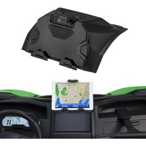 imageKEMIMOTO UTV Tablet Holder Compatible with KRX 1000 Electronic Device Phone GPS Holder Storage Mount Compatible with Kawasaki Teryx KRX 1000 2020 2021 2022 2023 2024 2025 Accessories