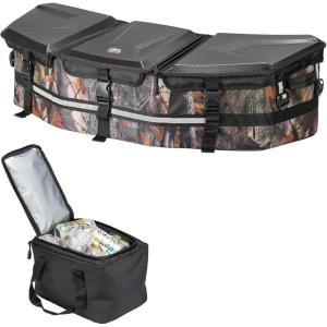 imageKEMIMOTO X3 Cargo Storage Bag Upgraded UTV ATV Bed Box Rear Rack Toolbox Trunk Cooler Bag Compatible with Can am Maverick X3 Commander Outlander except 6x6 Renegade OEM Replace 715002923Camo
