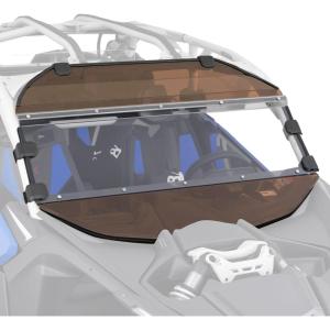 imageKEMIMOTO X3 Full Windshield Hard Coated Compatible with CanAm Maverick X3 ampamp Max XRS XDS Turbo RR 20172025 PC Heavy Duty Front Windproof Full Window ClearTintedClear