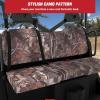 imageKEMIMOTO 1680D UTV Seat Covers Set Compatible with Polaris Ranger 1000 20202025 Polaris Ranger XP 1000 20172021 Oxford Fabric Pet Toenail Proof AccessoriesCamo