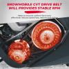 imageKEMIMOTO 417300531 CVT Snowmobile Drive Belt High Strength Rubber Belts Compatible with SkiDoo REV Gen4REVXMREVXSREVXPREVXUREVXRREV Heavy Duty Drive Belt Replace CVT Transmission