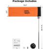 imageKEMIMOTO 4ft Kayak Safety Flag with Pole 165x59 HighVisibility Large Kayak Flag with Storage Bag Boat Safety Flag with ScrewsTrack Mount Base for Canoe Boat Accessories