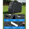 imageKEMIMOTO 600D Waterproof Golf Cart Cover Universal Heavy Duty Large 6Seater Golf Cart Rain Cover with Storage Bag Compatible with EZGO Club Car 642 Passenger BlackBlack