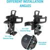 imageKEMIMOTO ATV Cup Holder Motorcycle Bottle Holder Universal Drink Holder with 06156in Metal Clamp for 20oz Bottle for Bike Boat Stroller Walker Wheelchair Scooter Golf Cart