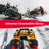 imageKEMIMOTO ATV Gloves Heated Snowmobile Handlebar Muffs WaterResistant Front WindBreaking Winter Thermal Gloves for Men Women Compatible with 12V Polaris Skidoo Arctic Cat