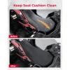 imageKEMIMOTO ATV Seat Cover Four Wheeler Seat Cover WaterResistant Universal Compatible with Polaris Sportsman Fourtrax CanAm Kawasaki Arctic Cat CFMOTO Blackblack