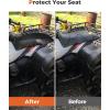 imageKEMIMOTO ATV Seat Cover Leather WaterResistant Compatible with Polaris Sportsman 335 400 500 600 700 4 Wheeler