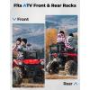 imageKEMIMOTO ATV Storage Bag for Front Rear Rack 900D WaterResistant ATV Gear Bag with Adjustable Divider Board Waterproof Cover Cargo Bag Compatible With Polaris Sportsman Arctic Cat Kawasaki