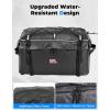 imageKEMIMOTO ATV Storage Bag for Front Rear Rack 900D WaterResistant ATV Gear Bag with Adjustable Divider Board Waterproof Cover Cargo Bag Compatible With Polaris Sportsman Arctic Cat Kawasaki
