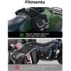 imageKEMIMOTO ATV Tank Bag Waterresistant Warm Cooler All Terrain Vehicles Accessories Motorcycle Saddle Bag Compatible with Sportsman Scrambler FourTrax Grizzly Snowmobile BicycleBlack