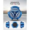 imageKEMIMOTO Aluminum Gas Cap Compatible with Polaris Slingshot SL LE R S SLR Grand Touring 20152024 Fuel Cap Oil Cover Gas Tank Lid 2521278 for Slingshot Accessoriesblue