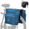 imageKEMIMOTO Bike Bag Panniers with Rain Cover 34L Waterproof Bicycle Saddle Bag for Rear Rack Mountain Biking Bags Storage Ebike Accessories for Commuter Grocery Shopping Travel Carrier BlackBlue Upgraded 34L