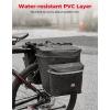 imageKEMIMOTO Bike Bag Panniers with Rain Cover 34L Waterproof Bicycle Saddle Bag for Rear Rack Mountain Biking Bags Storage Ebike Accessories for Commuter Grocery Shopping Travel Carrier BlackBlack Upgraded 34L