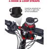 imageKEMIMOTO Bike Cup Holder Bike Water Bottle Holder Bicycle Handlebar Drink Holder with Mesh Pockets Phone Bag Universal Compatible with Road Bike MTB EBike Cruiser Scooter Wheelchairblack