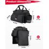 imageKEMIMOTO Bike Rear Rack Bag Bicycle Trunk Bag Expandable 1020L Capacity Water Resistant Multifunctional Bicycle Pannier with Rain Cover Bike Saddle Bag for Rear Rack Shopping Commuter Cycling TripClassic