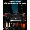 imageKEMIMOTO Bike Rear Rack Bag Bicycle Trunk Bag Expandable 1020L Capacity Water Resistant Multifunctional Bicycle Pannier with Rain Cover Bike Saddle Bag for Rear Rack Shopping Commuter Cycling TripCarbon Leather Pvc With Rain Cover
