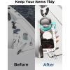 imageKEMIMOTO Boat Cup Holder Caddy Organizer Marine Cup Holder Universal Fit for Bass Kayak Pontoon Jon Boat Storage Fishing AccessoriesWhite2