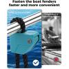 imageKEMIMOTO Boat Fender ClipsQuick Release Adjustable Boat Rail Cleats Fender Clips for Boat Bumpers Boat Bumper Holder Hanger Adjuster for Pontoon Boat Bass Boat Jon BoatBlue