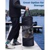 imageKEMIMOTO Boat Trash Can Portable Mesh Boat Garbage Bag 50L Marine Collapsible Outdoor Boating Storage Accessories for Pontoon Boat Camping Fishing RV