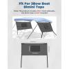 imageKEMIMOTO Detachable Mesh Sidewalls Universal for 3 Bow Bimini Tops with Large Pockets for Fishing Gear Includes 2 StrapsBimini Tops Not Included