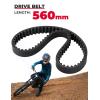imageKEMIMOTO Dirt Bike Drive Belt Compatible with Surron Light Bee X Surron X160 X260 Talaria XXX Primary Belt 5608M Motorcycle Accessories