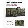 imageKEMIMOTO Double UTV Tool Bag Rack Hunting Tool Holder Rack Soft Carrier Case Rear Roll Cage Bow Storage Bag Compatible with Polaris Ranger Mule Uforce Most General UTVs Camogreen camo